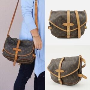 💎✨Authentic✨💎Louis Vuitton Monogram Saumur 30 Shoulder Bag Crossbody Bag